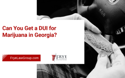Home 208 Can You Get a DUI for Marijuana in Georgia?