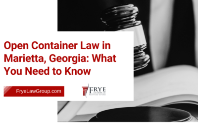 Home 208 Open Container Law in Marietta, Georgia: What You Need to Know