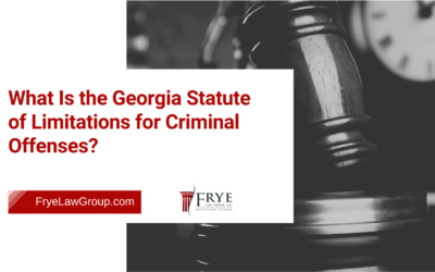 Home 24 What Is the Georgia Statute of Limitations for Criminal Offenses?